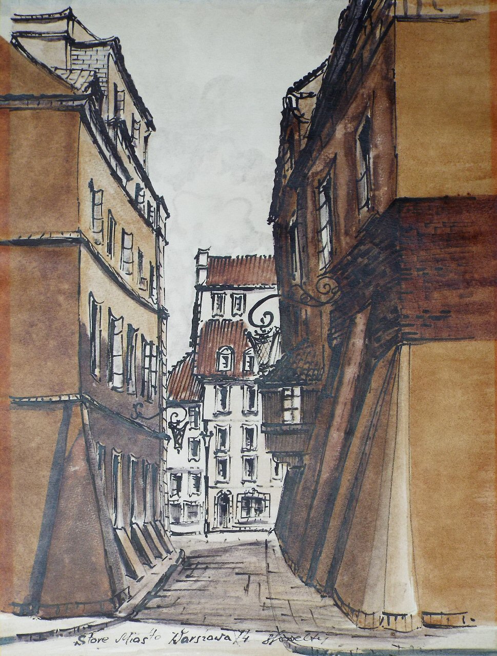 Watercolour - Stare Miasto Warszawa 74